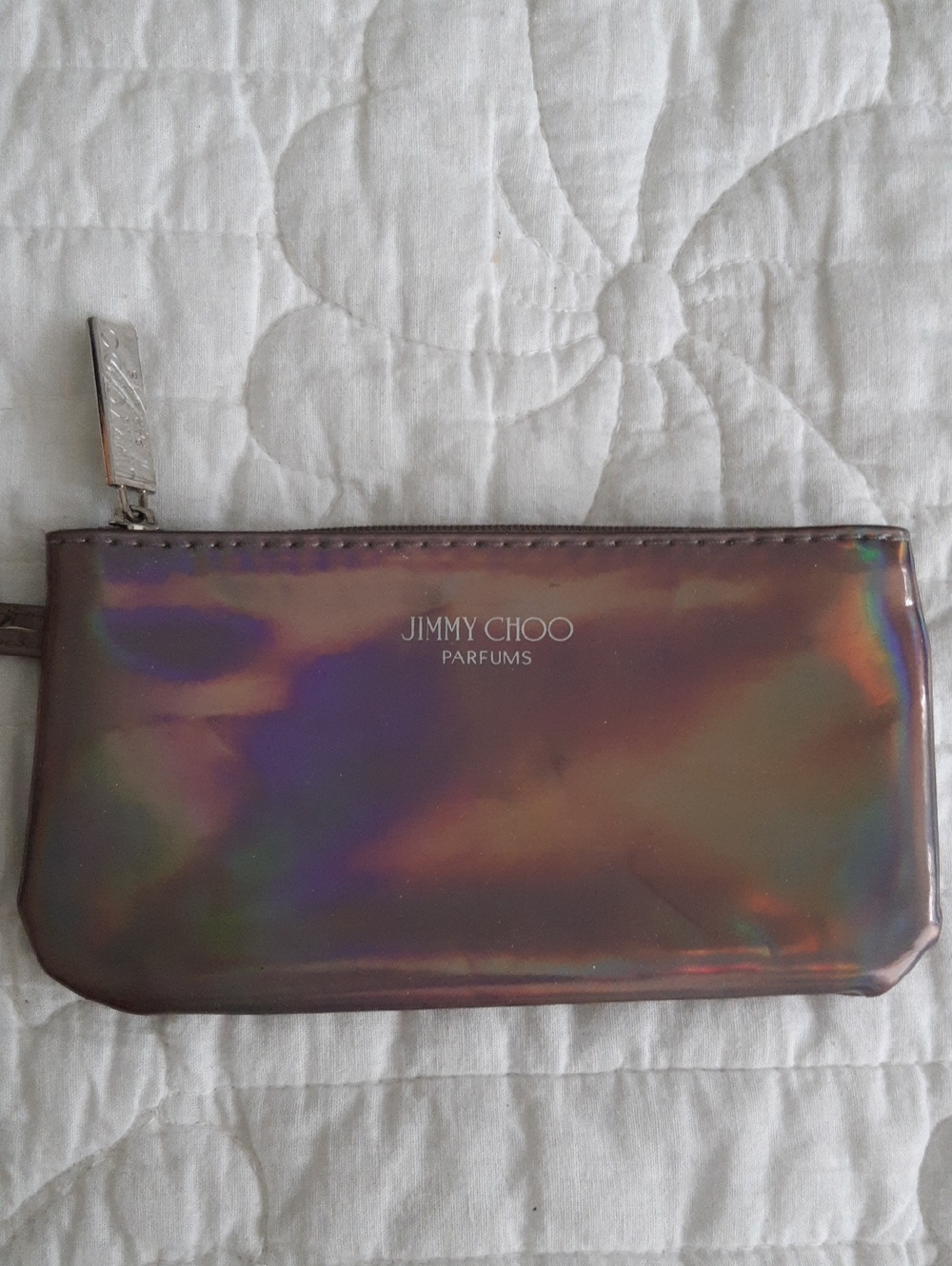 Jimmy Choo Iridescent Multicolor Cosmetic Pouch